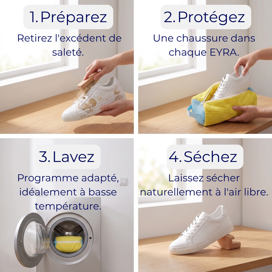 EYRA - Sac de lavage pour baskets